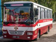 Днепровских спасателей поздравили с праздником и подарили автобус за 1,5 млн. гривен (ФОТО)