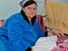 В Мечникова женщина-переселенка родила 12-го ребенка: фото