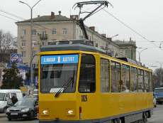 Центральный трамвай Днепра временно не будет останавливаться возле Театра оперы и балета
