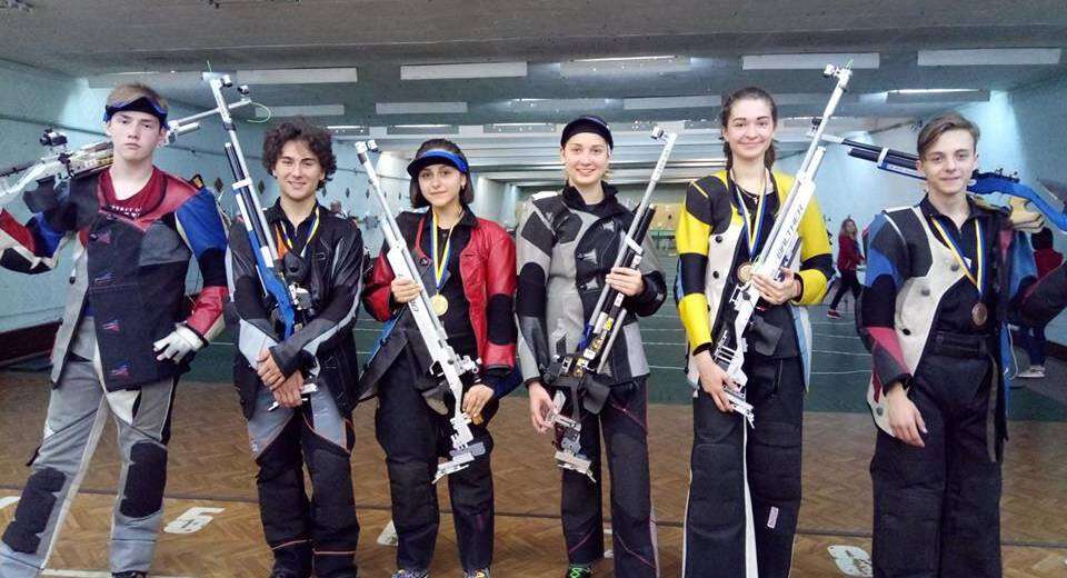 Днепровские спортсмены победили на чемпионате Украины по пулевой стрельбе