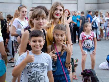 Дети из Днепра уехали на отдых в Скадовск: фото