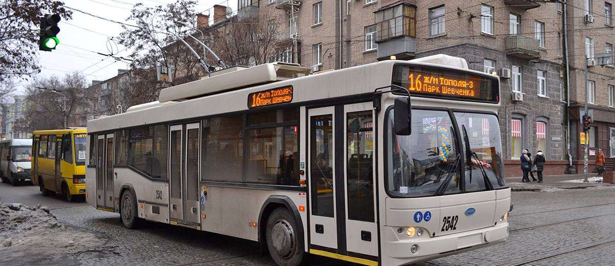 В Днепре 7 и 8 сентября приостановится работа нескольких троллейбусов