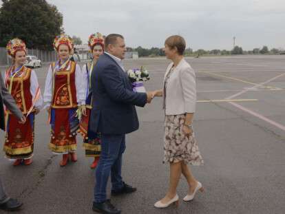 В Днепр прибыла президент Эстонской Республики Керсти Кальюлайд