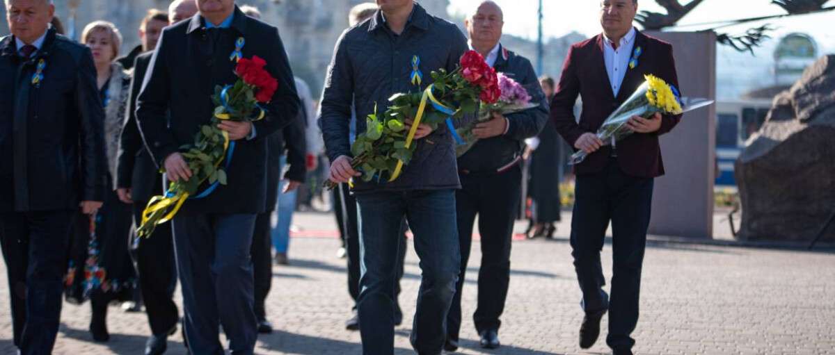 Как прошел митинг в День защитника Украины в Каменском?