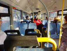 В Днепре запустили на маршрут многовместительный автобус: фото, видео