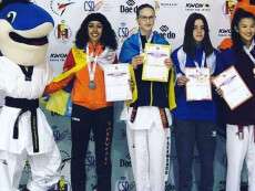 Днепровские спортсмены завоевали медали на чемпионате Европы по тхэквондо: фото