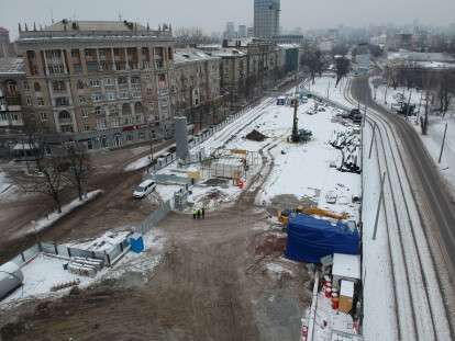 За строительством метрополитена в Днепре теперь можно следить онлайн: фото