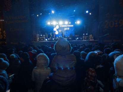 В Днепре концерт с участием Олега Скрипки, Le Grand Orchestra и Тони Матвиенко собрал более 8 тысяч зрителей: фото