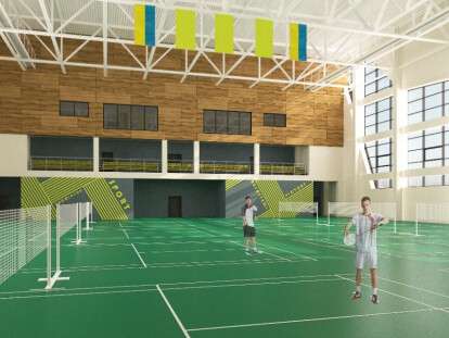 В Днепре строят крытую арену для игровых видов спорта: фото