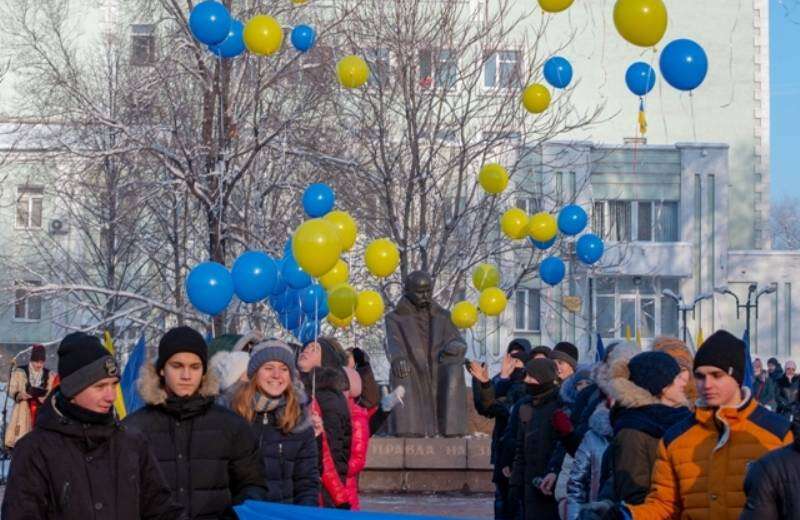 День Соборности Украины отметили в Каменском