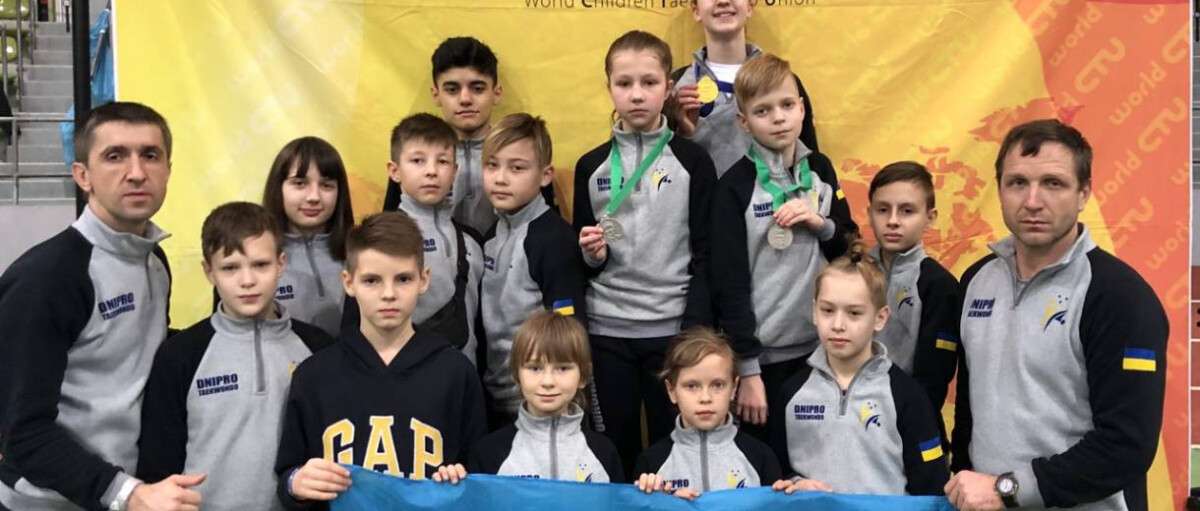 Спортсмены из Днепра стали чемпионами на международных соревнованиях по тхэквондо