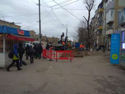 В Днепре на проспекте Слобожанском строят остановку нового типа: фото