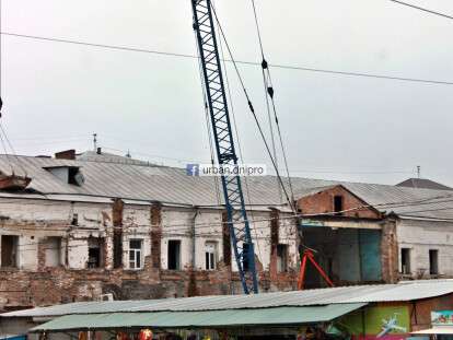 В Днепре создают новый торговый центр на месте старой фабрики: фото