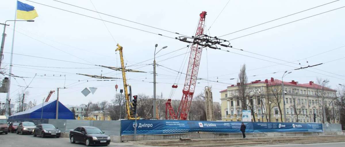 В Днепре показали, как проходит строительство одной из станций метро: фото