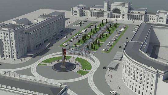В этом году вокзальную площадь Днепра начнут реконструировать: фото