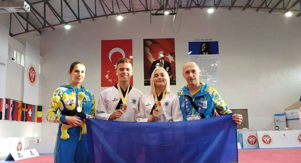 Днепряне получили три «золота» на европейских чемпионатах по тхэквондо