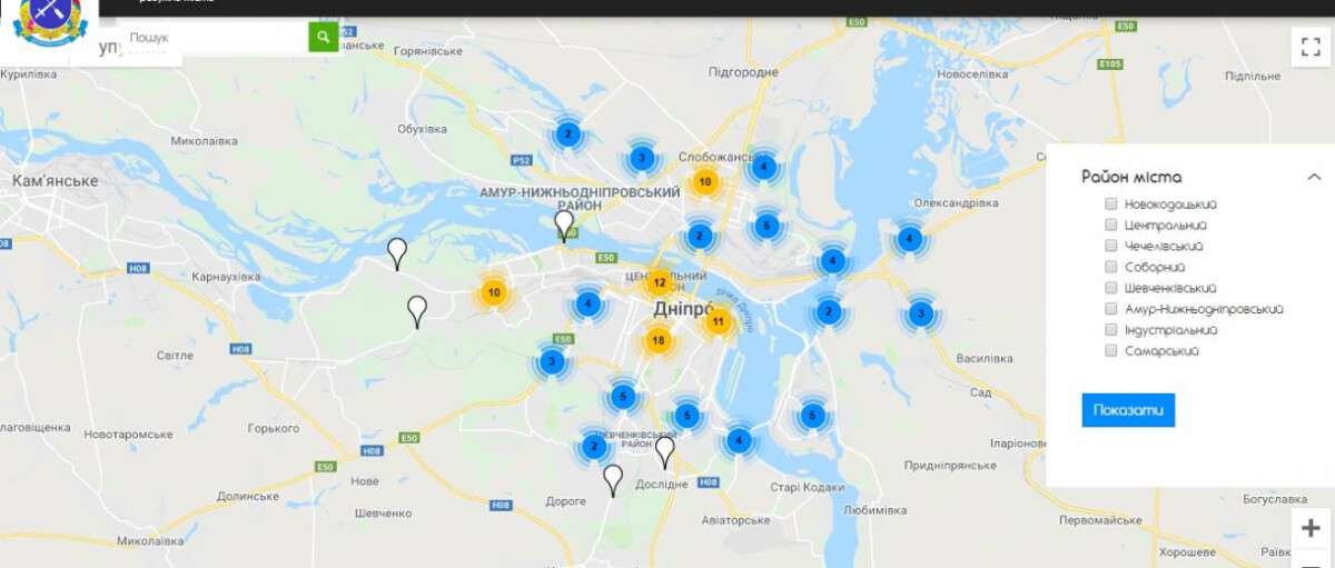 Власти Днепра создали карту, на которой отметят плановый ремонт улиц: подробности