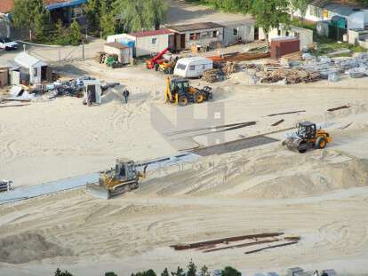 В Днепре показали, как проходит строительство «Прибережного» сквера: фото