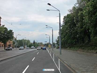 Днепряне предложили, как улучшить велосипедную дорожку по улице Курчатова: фото