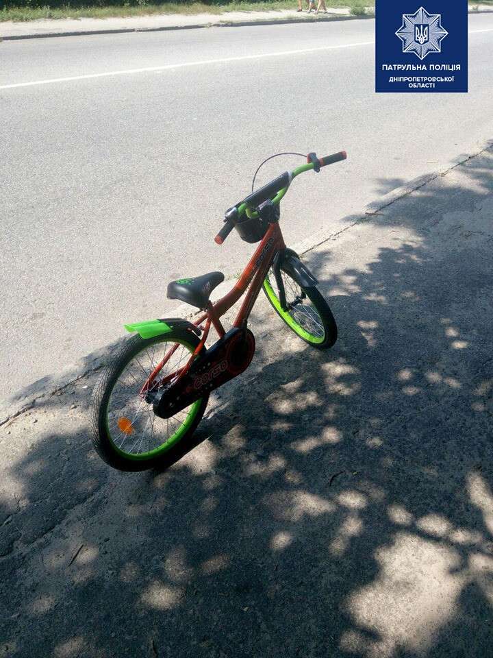 Всего за несколько дней в Днепре полиция нашла и вернула 2 украденных детских велосипеда