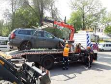 В Днепре уменьшилось количество фактов парковки машин на пешеходных переходах