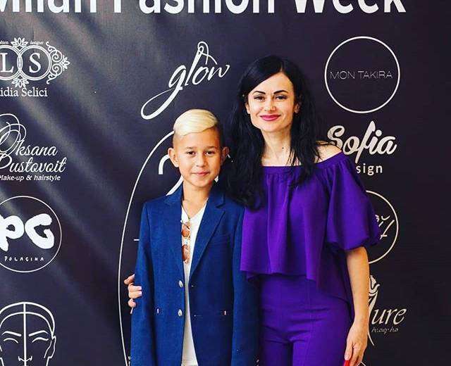12-летний модельер из Днепра покорил Милан