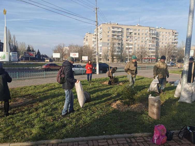 На Дніпропетровщині висадили ялинки (ФОТО)