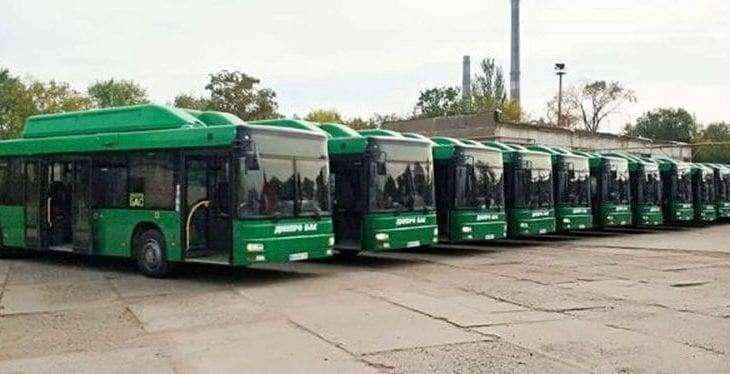 В Днепре на четырех маршрутах появятся автобусы большой вместимости