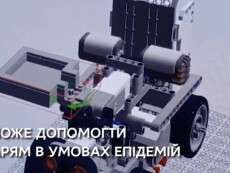 Школярка з Дніпра розробила модель робота медичного помічника (ВІДЕО)