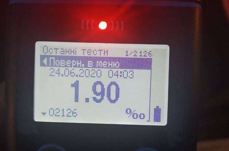 На Днепропетровщине за сутки остановили 15 пьяных водителей