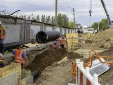 Для реконструкції дощової каналізації на ж/м Лівобережний-2 обрали пластикові труби польського виробництва