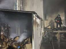 Пожар в супермаркете “Varus”: огнем уничтожено 120 квадратных метров