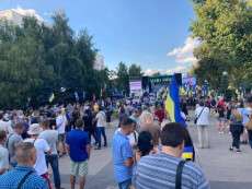 В Днепре прошла акция &quot;Патріоти, єднаймося!&quot; (ВИДЕО)