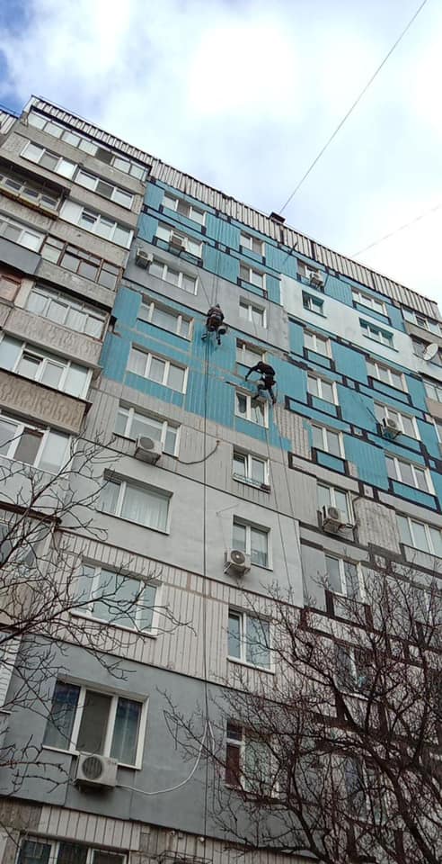 В Днепре полным ходом ремонтируют жилфонд (ФОТО)