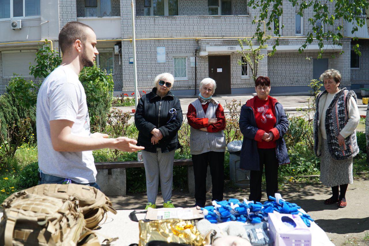 Спасти пострадавшего: в Днепре обучали доврачебной помощи представителей ОСМД (ФОТО) 