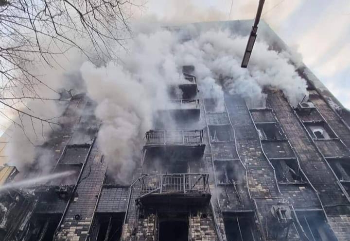 В Днепре спасатели рассказали, что стало причиной самого масштабного пожара (ВИДЕО)