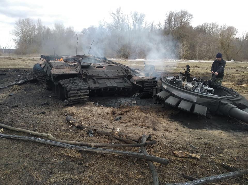 Не доехали: днепровская бригада разгромила колонну оккупантов на Сумщине