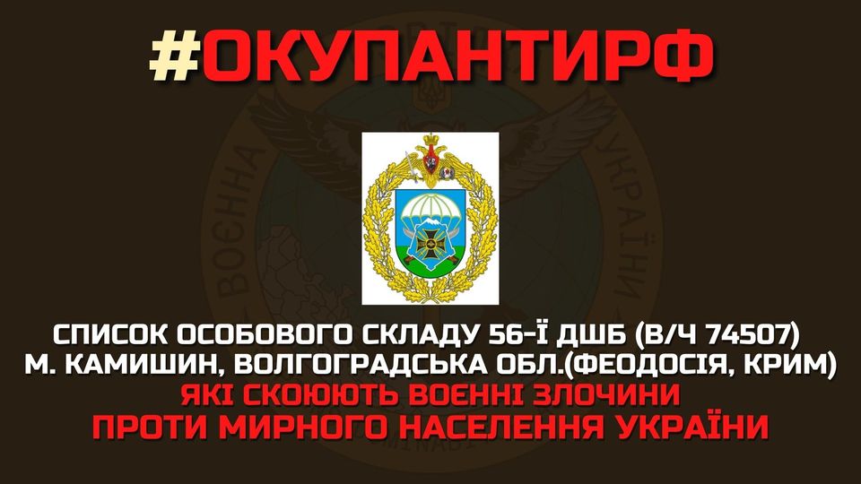 Кожен українець повинен знати їхні імена: опублікований список військових злочинців рф