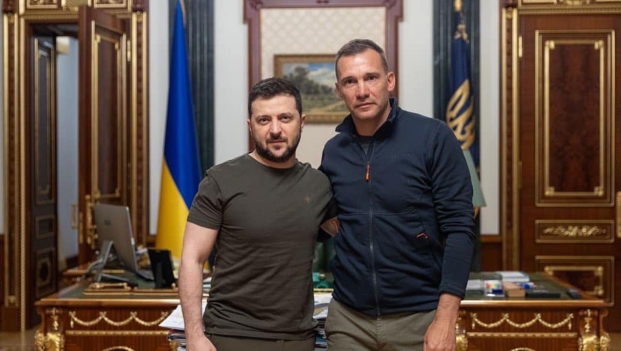 Андрей Шевченко прилетел из Лондона, чтобы встретиться с Зеленским