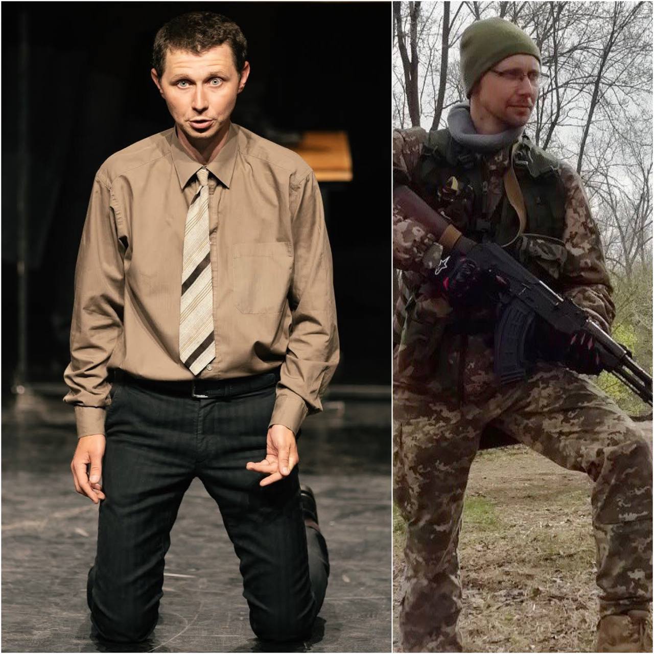 Вже зняв театральний костюм, вдягає військову форму та повертається до служби.: як актора з Дніпра відрядили на культурний фронт