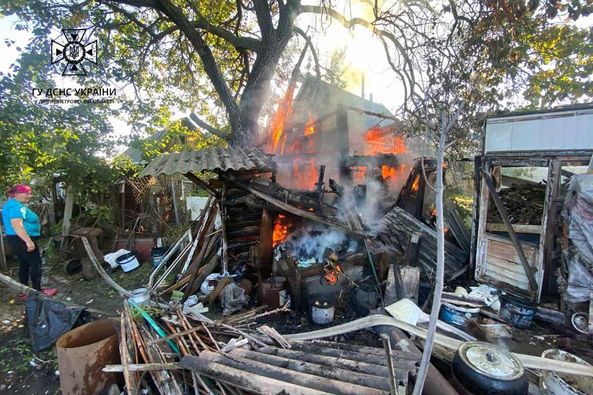У Кам’янському горів будинок