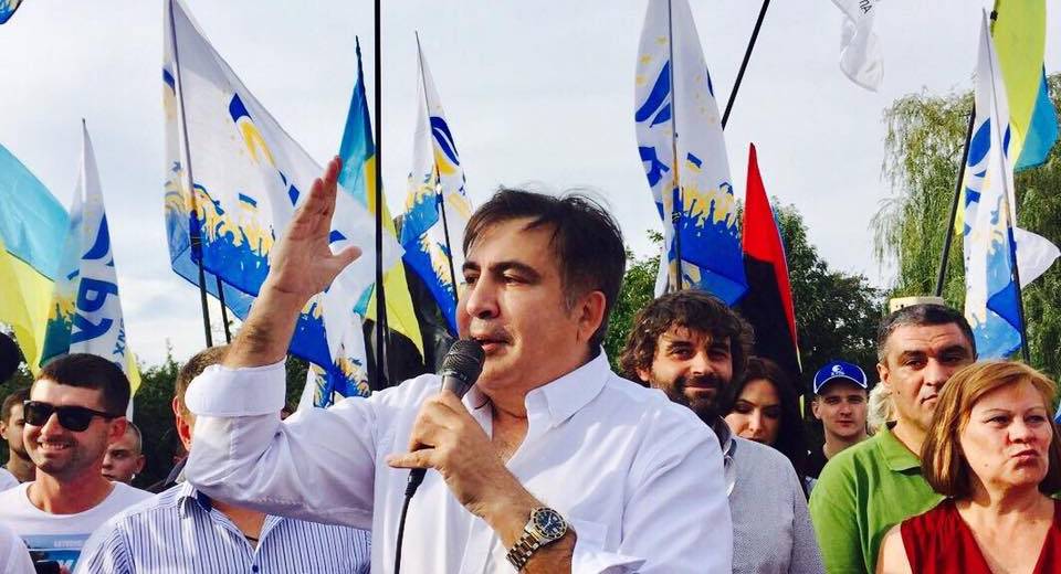 “Старый революционер” Саакашвили заявил, что не допустит в Украине “третий Майдан”