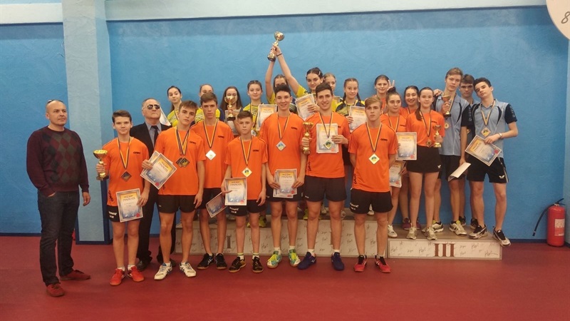 Спортсмены из Днепра заняли призовые места на чемпионате Украины по настольному теннису