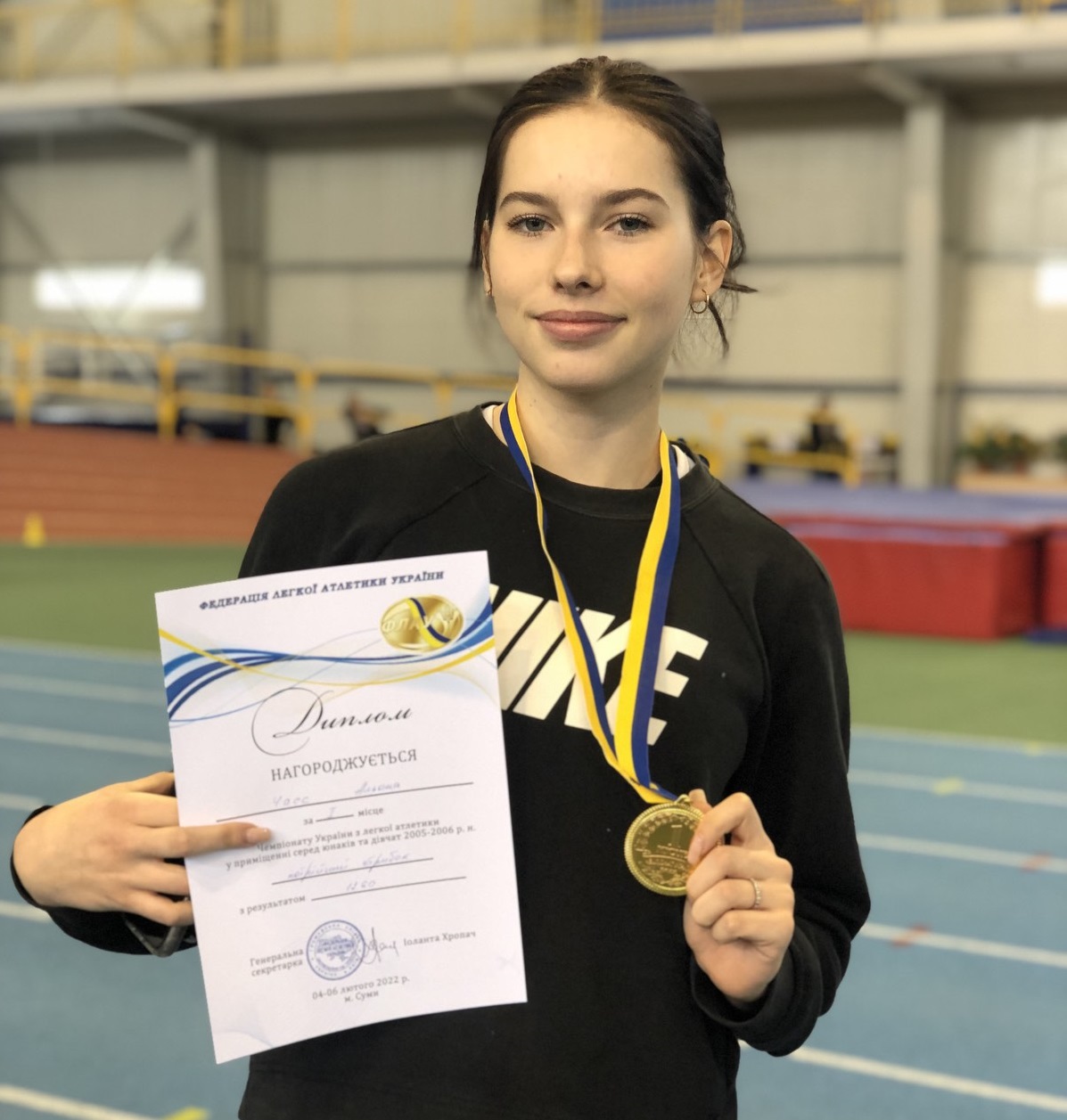 Легкоатлетка из Днепра победила на чемпионате в Сербии