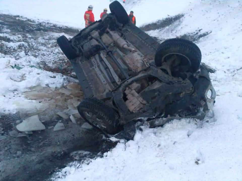 На трассе Днепр – Решетиловка разбилась Honda: 5 человек пострадало