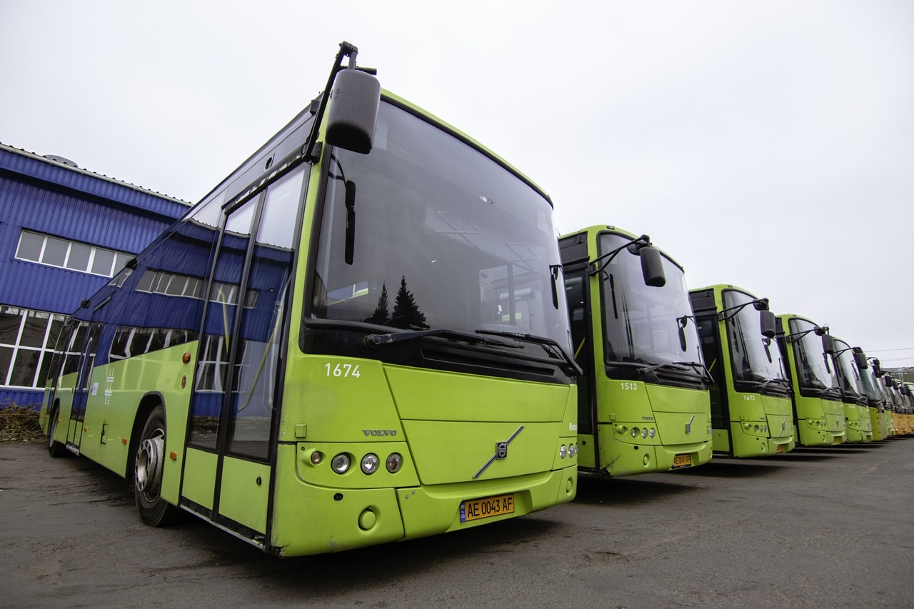 Днепр является лидером в Украине по количеству больших автобусов на городских маршрутах