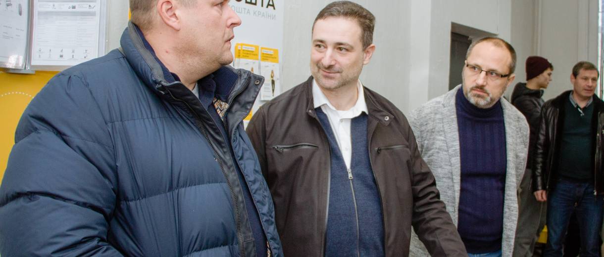 Генеральный директор «Укрпочты» Игорь Смелянский поблагодарил мэра за эффективное сотрудничество