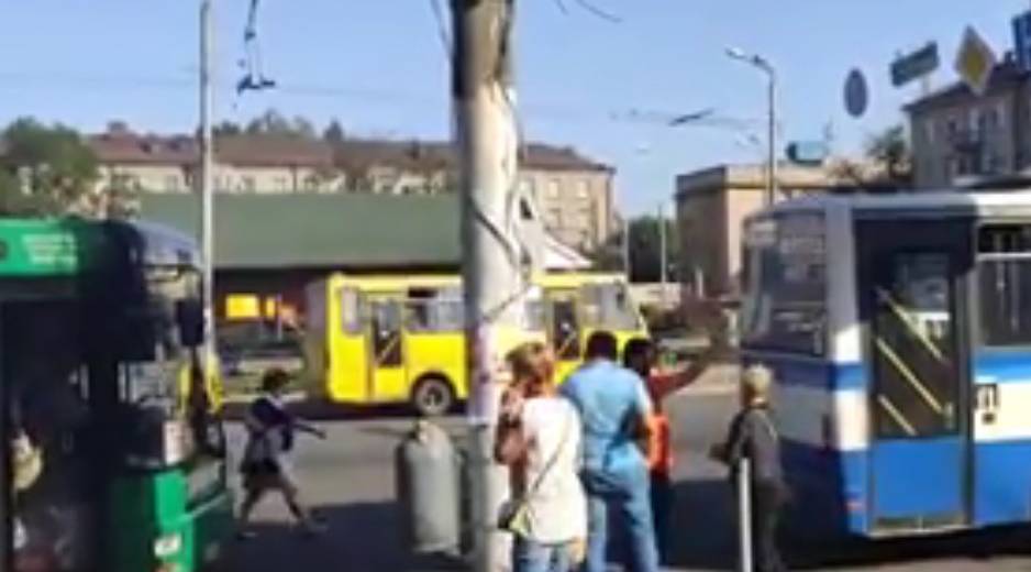 Борьба за “скотовозки” в Днепре (ВИДЕО )