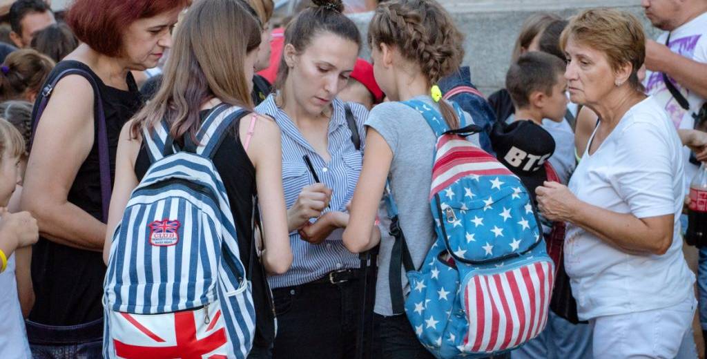 Дети из Днепра уехали на отдых в Скадовск: фото