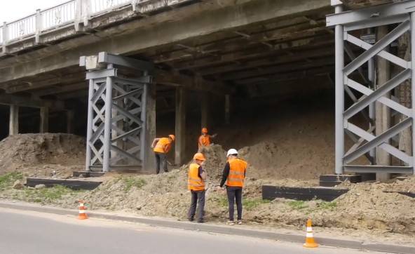 Как в Днепре реконструируют виадук на Слобожанском проспекте (ВИДЕО)